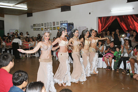 tari, balet, penari, berpakaian rakyat, danza folklorica, Tari Arab, penari