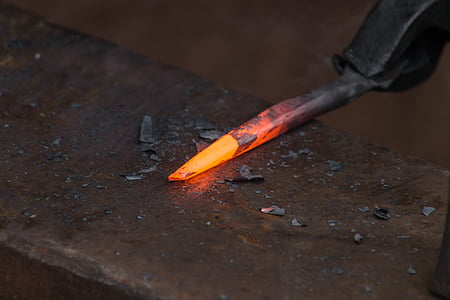 熱い鉄, 金属, 冶金, ・ スミス, オールド クラフト