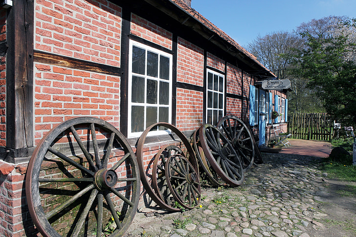 folk village, museum village, farm, village shop