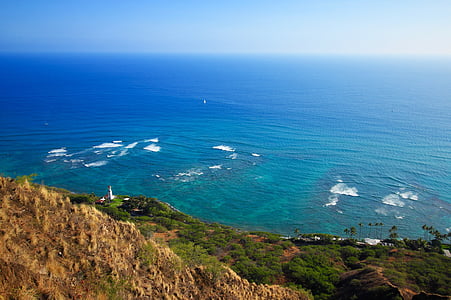 Hawaii, océan, maison légère, plage de Hawaii