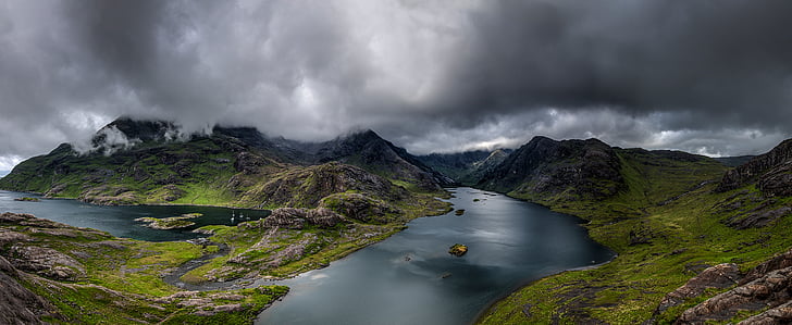 fisk, lins, fotografering, grön, bergen, nära, kroppen