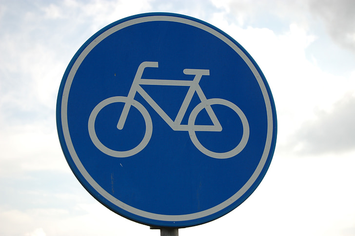 Dopravná značka, cesta na bicykli, bicyklov, doska, dopravnej výchovy, Dopravná situácia