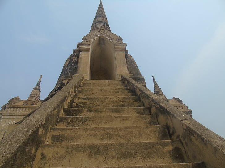 Tai, Ayutthaya, Temple, budism, Buda, Kultuur, Aasia