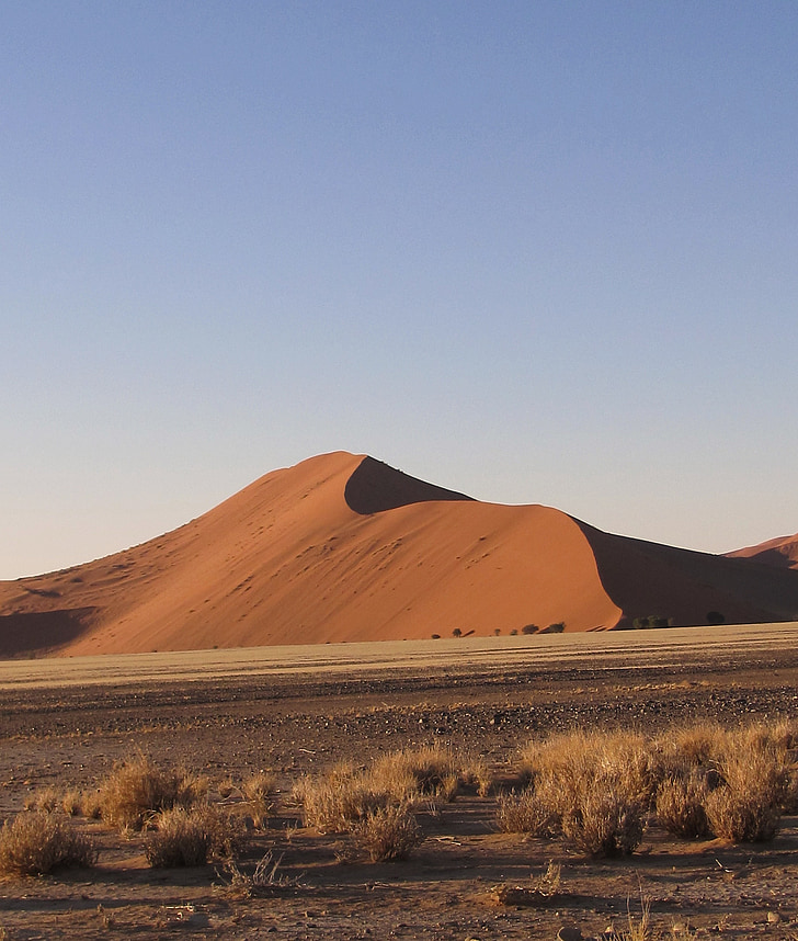 Sossusvlei, dune 45, Namibie, sable, désert, sécheresse, l’Afrique