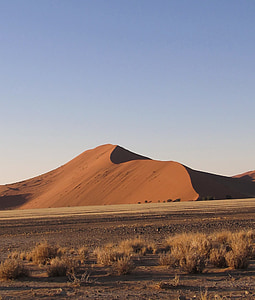 Sossusvlei, Dune 45, Namibia, Sand, öken, torka, Afrika