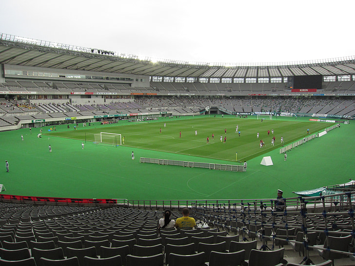 Ajinomoto, Stadium, Tokyo, Sport, Arena, fältet, spel