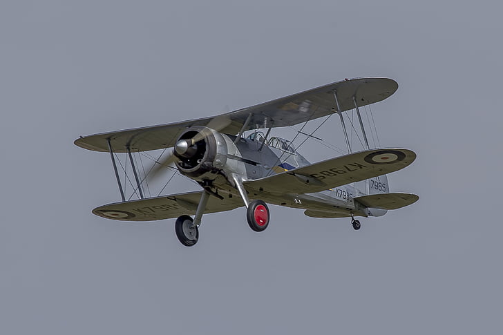 Aviation, Gloster, biplan