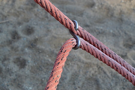 cuerda, atado, cable, fuerte, seguridad, fuerza, trenzado