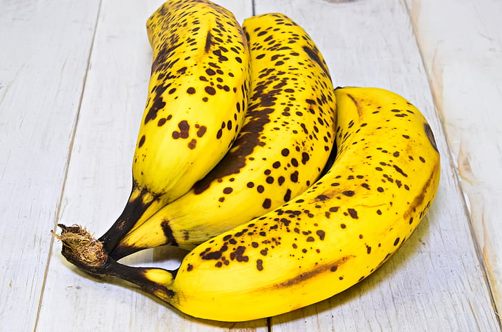 banán, zrelý banán, ovocie, zdravé jedlo, štíhla, jesť, vlákniny