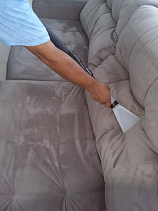 limpieza, de, sofá