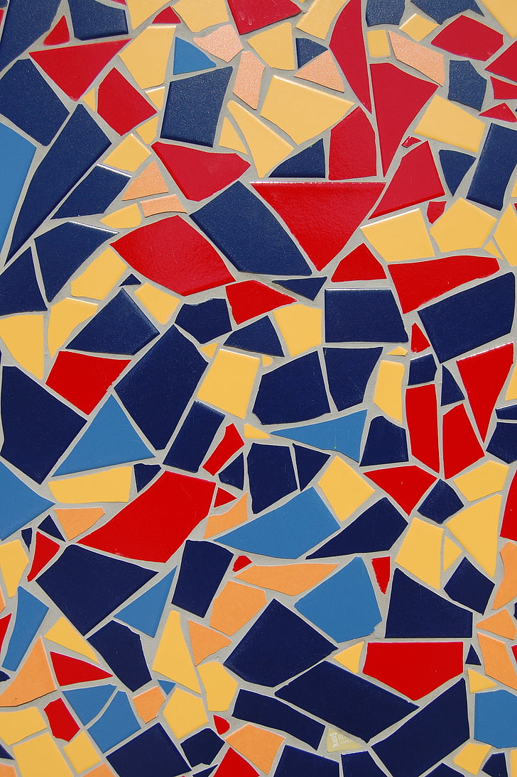 pattern, tile, wall, background, decorative, ceramic, blue