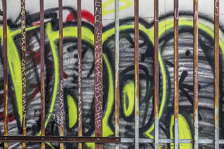 Hintergrund, Graffiti, Grunge, Street-art, Graffitiwand, Graffiti-Kunst, künstlerische