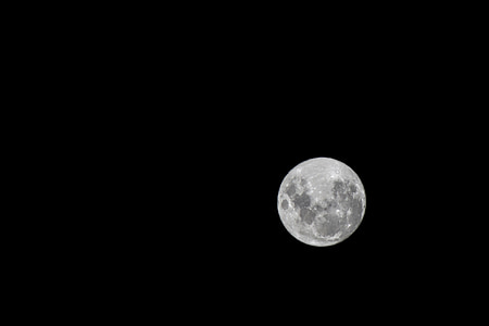 luna, noč, mesečini, temno, prostor, lunarni, Astronomija