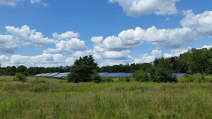 Solárne, panely, energie, Zelená, napájanie, životné prostredie, životného prostredia