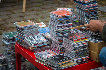 компакт-диск, музика, музичний компакт-диск, аудіо, розваги, обкладинки CD, блошиний ринок