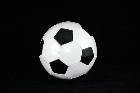 สีดำ, สีขาว, ฟุตบอล, ลูกบอล, ฟุตบอล, กีฬา, ลูกฟุตบอล