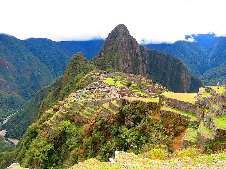 machu picchu, góry, Peru, krajobraz, Vista
