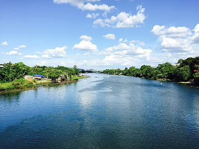 Tayland, kwai Nehri, sahne, Turizm, nehir, doğa, Yaz