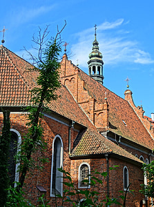 kirken af antagelsen, Bydgoszcz, Polen, bygning, historiske, religiøse, spir
