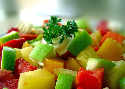insalata, cibo sano, verde