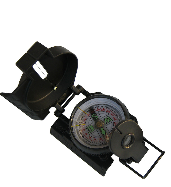 compass, navigation, compass point, outdoor, ad, magnetic, isolated