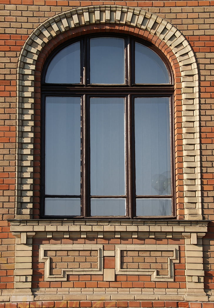 τούβλο, αρχιτεκτονική, παράθυρο, κτίριο