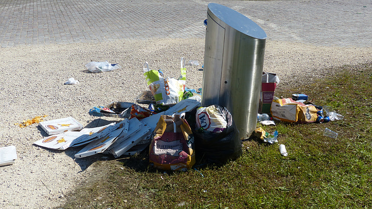 odpadky, Garbage môže, znečistenia, odpad, popolnice, Odpadové koše, nádoba na odpad
