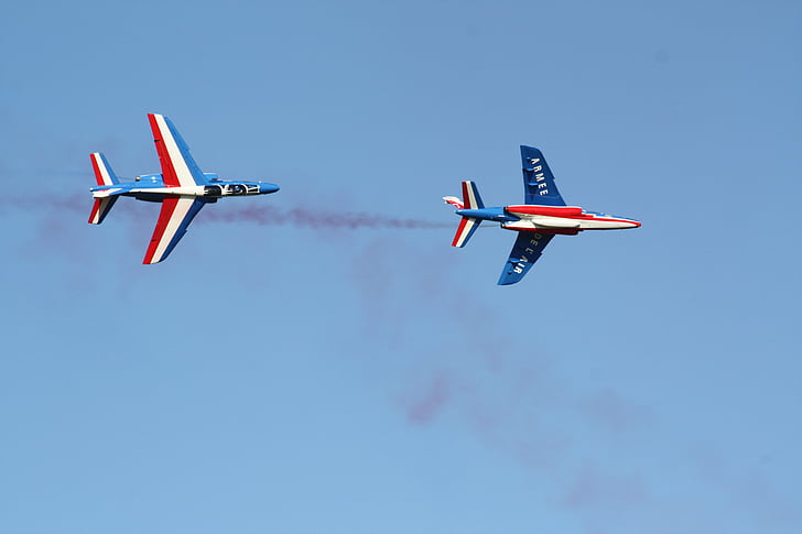 aerobatics, alphajet, zrakoplova, Patrola Francuske, dnevni boravak, Francuska, avion