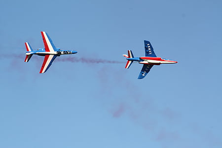 aerobatics, alphajet, aircraft, patrol of france, living room, france, airplane