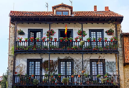 Balkon, Dekoration, Gebäude, Architektur, außen, Fassade, Stil