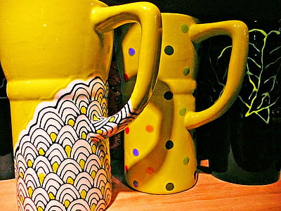 ceramic, cups, dishes, mug, beverage, pottery, kitchen