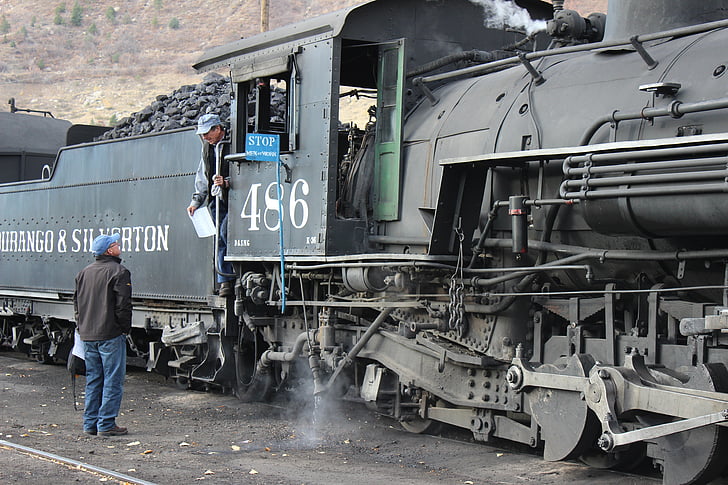 Colorado, bersejarah, barat daya, kereta api, Silverton, berbatu, perjalanan