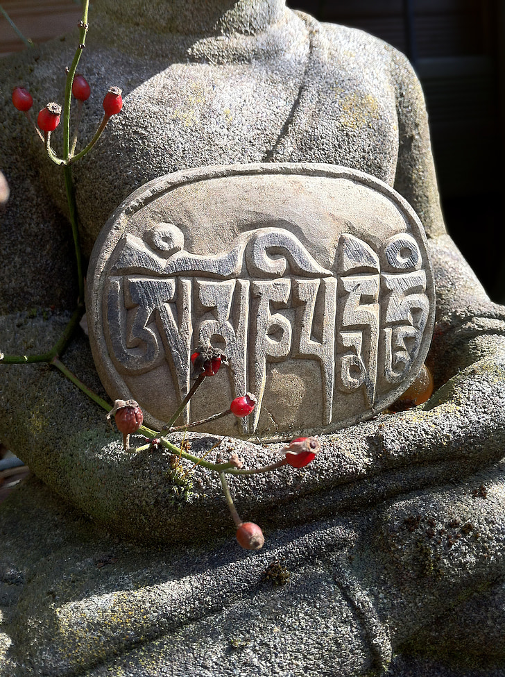 Buddha, Buddha alakja, ábra, megkönnyebbülés, kő gravírozás, kő, mondván: