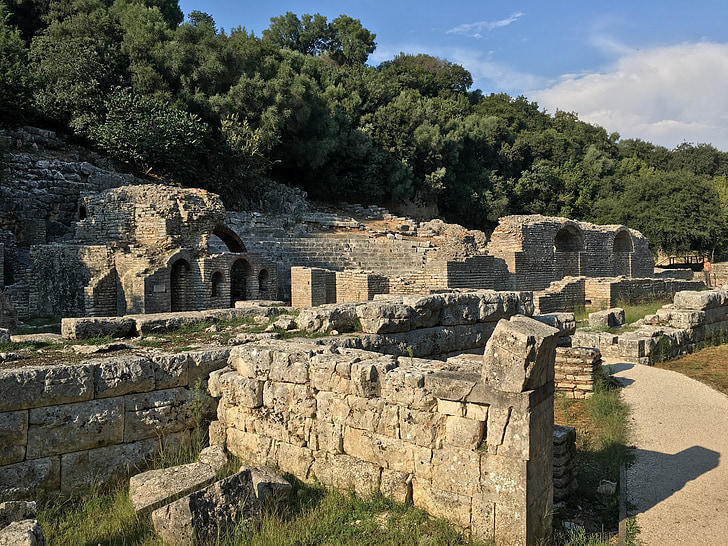 Albania, antiikin, Ruin, felsentor, Matkailu, kivi arch, Se tarjoaa