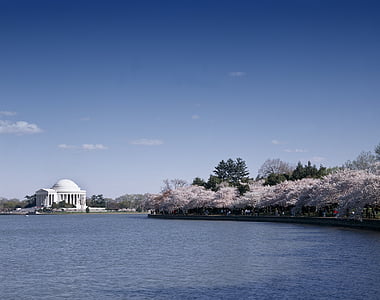Jefferson memorial, punkt orientacyjny, Washington dc, Stany Zjednoczone Ameryki, krajowe, Turystyka, prezydent