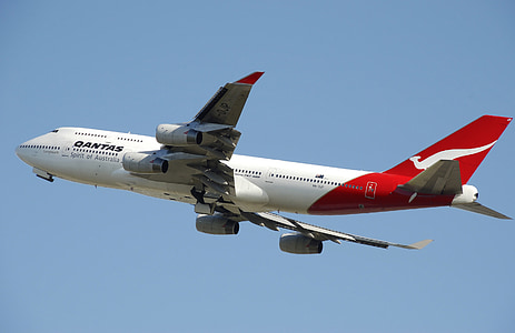 avión de pasajeros, Boeing, avión, b-747, Jet, plano, viajes