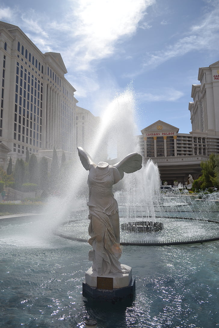 Vegas, Venus de milo, fontene, USA, solfylte