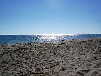 пляж, побережье, песок, Приморский, мне?, воды, Лето