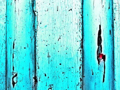 门, 绿松石, 蓝色, 背景, 结构, 木材, 纹理
