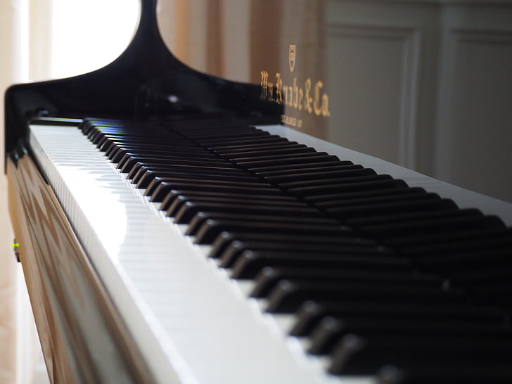 piano, hudobný nástroj, kľúče, Hudba, akustické