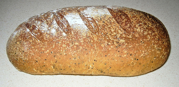 хлеб, оливковое масло, орегано, запеченная, питание, кухня, буханка хлеба