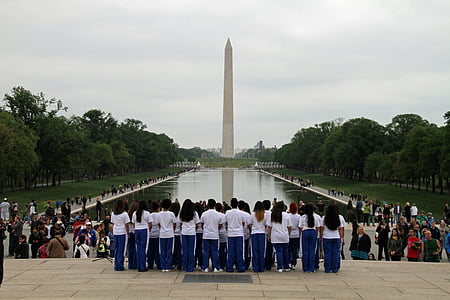 Washington, Memorial, obélisque, monument, Washington dc