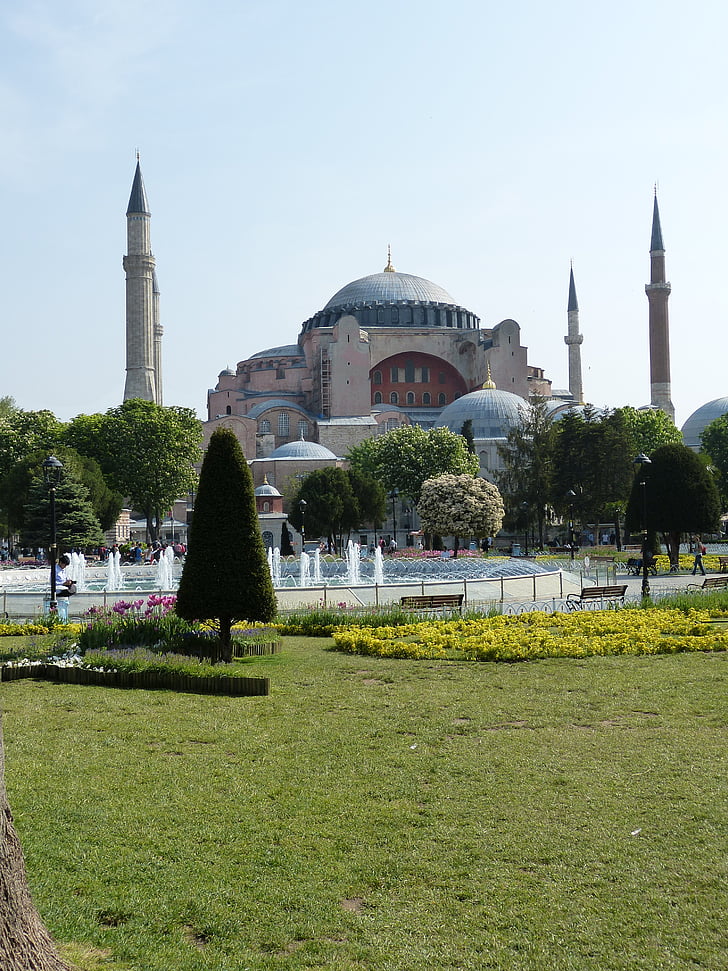 Istambul, Turquia, Hagia sophia, Mesquita, Basílica de Santa sofia, Igreja, Museu