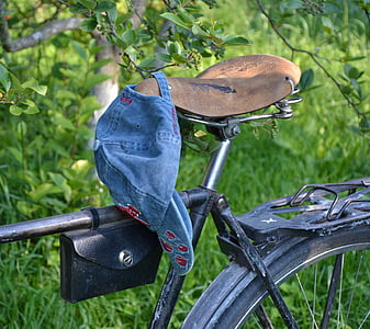 bike, bicycle, summer, nature, outdoor, transport, cap