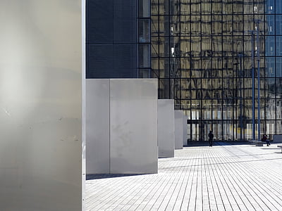 Національна Bibliothèque де Франс, Париж, Архітектура, сучасні, Міські сцени, вікно, бізнес