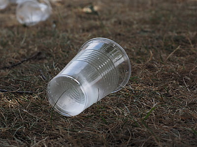 tasses de boisson, Coupe, gobelets en plastique, boisson, concours, garbage, déchets de matières plastiques