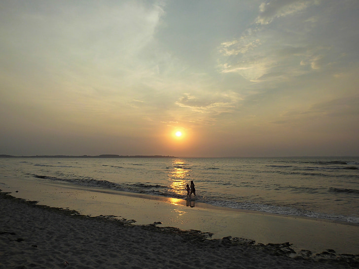 Mar Baltico, mare, tramonto