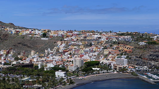 La reptiler, Canary øya, øya, Kanariøyene, fjell, Spania, San sebastian