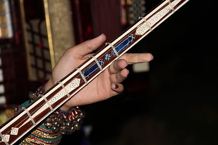 ruka, půvabná, Hudba, hudební nástroj, tradice, řetězec, kytara