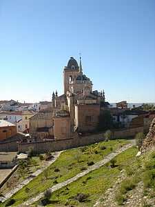 Igreja, Santa maría de la encarnación, xerez dos cavaleiros, Badajoz, paisagem, Extremadura, Monumento